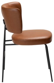 Кафяв трапезен стол в цвят коняк Roost - DAN-FORM Denmark