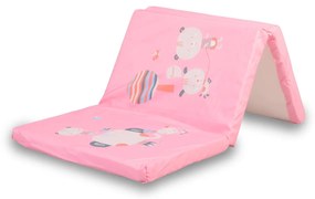 Moni - Сгъваем матрак 120 х 60 см - розов