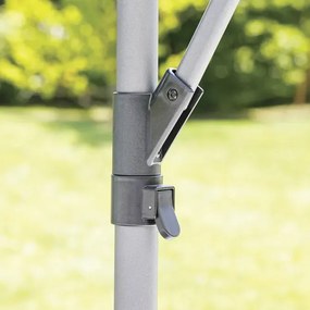 Градински чадър със странична стойка Hesperide Manoa, 3 m - Кехлибар