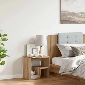 856528 vidaXL Нощно шкафче, дъб артизан, 40x30x40 см, инженерно дърво
