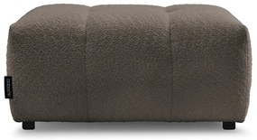 Кафява табуретка от прежда с примки от букле Roxelane – Bobochic Paris