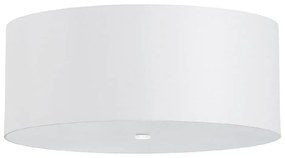 Бяла лампа за таван със стъклен абажур ø 70 cm Volta - Nice Lamps