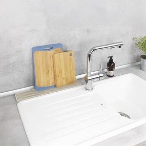 Бежова пластмасова тавичка за оттичане за съдовете 42x8 cm Slim – Wenko