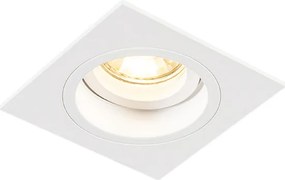 Интелигентен вграден прожектор бял квадратен вкл. WiFi GU10 - Chuck