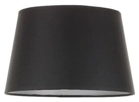 Резервен абажур за настолна лампа LORENZO E27 20x26 см черен