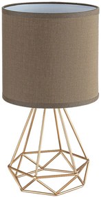 RABALUX 3017 Kinga, настолна лампа, E14 1x MAX 40W, златно - 3017