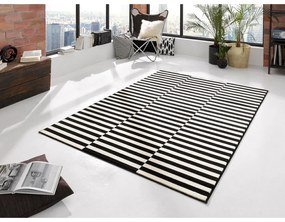 Черен/кремав килим 80x200 cm Gloria – Hanse Home