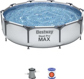 Bestway - Сглобяем басейн 3.05м/76см - фил. помпа и филтър