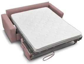 Розов разтегателен диван 215 cm Monaco – Bobochic Paris