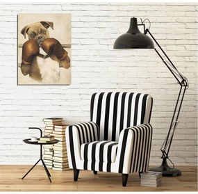 Стенопис върху платно Боксер, 30 x 40 cm - Wallity