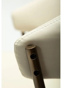 Трапезен стол от имитация на кожа в цвят слонова кост Zone – DAN-FORM Denmark