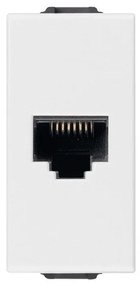 VIMAR 09339.16 RJ45 Интернет розетка кат.6A Netsafe FTP, Бял, 1M NEVE UP