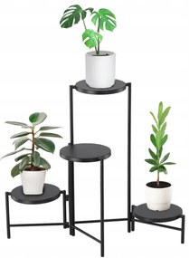 Метална стойка за цветя - 4 нива