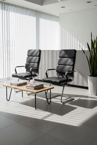 Рецепционен стол Veilstone-Черен