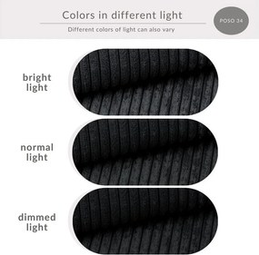 Антрацитно боксспринг легло 180x200 cm с място за съхранение Fresco – Maison de Rêve