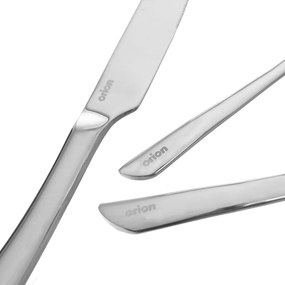 Прибори за хранене от неръждаема стомана в сребрист цвят 24 бр. Shape – Orion