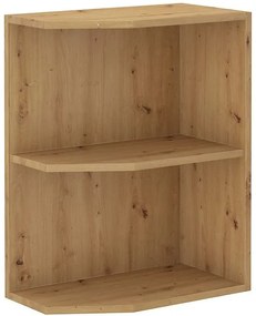 Подов шкаф с ъглови рафтове Yvette -Graphite