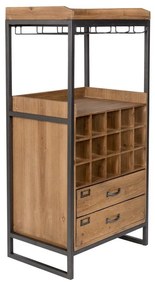 Шкаф за вино, изработен от елхово дърво Edgar - White Label