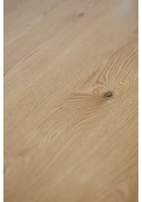 Трапезна маса от декор от дъб в естествен цвят 100x220 cm Plainfield – Rowico