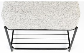 Светлосива табуретка Milou – White Label