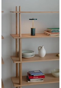 Зелена мраморна LED затъмняваща се настолна лампа с метален абажур (височина 25,5 cm) Asteria Move Mini – UMAGE