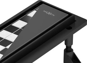 Mexen Flat ABS линеен подов сифон 2в1 90 см, черен - 1769090
