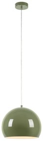 Зелено висящо осветително тяло с метален абажур ø 28 cm Pop – Markslöjd
