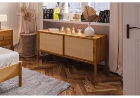 Масичка за телевизор от дъб 142x64 cm Pola - The Beds