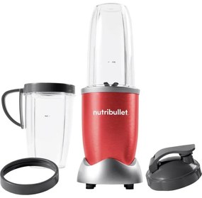 Блендер Nutribullet NB907R, 900W, 950 мл, Разбиване на лед, Импулс, Без BPA, Червен