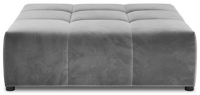 Модул за диван от сиво кадифе Rome Velvet - Cosmopolitan Design