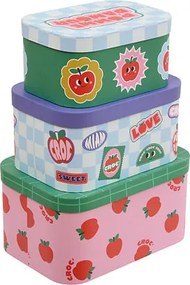 Комплект детски кутии за съхранение atmosphera Chachapop, Картон, 3 бр