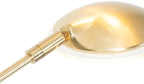 Дизайнерски подов аплик месинг с LED 5-светлини - Sixties Trento