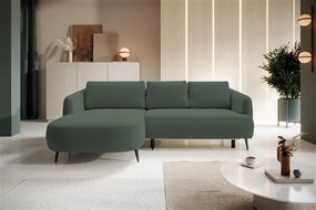 Ъглов диван Тери Мини-зелен-ляв