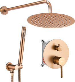 Душ система за вграждане Rea Lungo Copper Brush