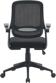 Черен тапициран офис стол Gilmore – Yes Everyday