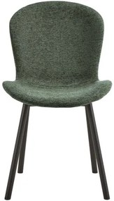 ФИОРА Зелен (тъкан Апиа 352) / черни крака – МОДЕРЕН ТАПИЦИРАН С ЧЕНИЛ СТОЛ ЗА ДНЕВНА/ТРАПЕЗАРИЯ