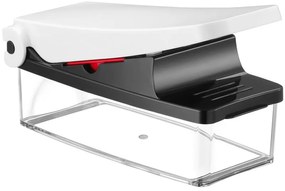 Мултифункционална преса Izibizi PS-331A, 1.2 л, 2 ножа, Неръждаема стомана, Гумени крачета, Без BPA, Бял/Черен