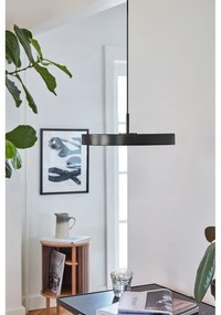 Черно LED затъмняващо се висящо осветително тяло с метален абажур ø 31 cm Asteria Plus Mini – UMAGE