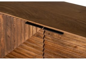 Скрин от масивно манго в естествен цвят 170x79x40 cm Nereida – MOME