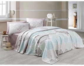 Лека памучна покривка за легло с калъфки за възглавници и чаршаф за двойно легло , 200 x 230 cm Andalucia - Mijolnir