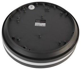 Стенна и таванна лампа тъмно сива 2 светлини IP54 - Glow