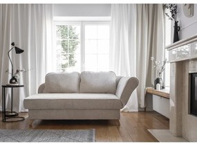 Бежов шезлонг от рипсено кадифе (десен ъгъл) Chic Charlotte – Miuform