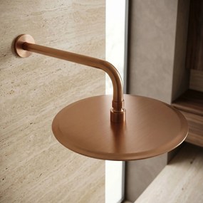 Кръгла душ глава REA JS-P014BRG 30cm Brush Copper