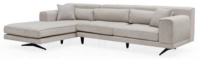 Светлобежов ъглов диван , ляв ъгъл Jivago - Artie