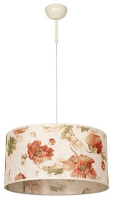 Пендел КАМЕЛОТ - цилиндър ø400, h=200, крем, 1xE27