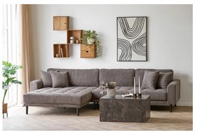 На няколко нива стенен рафт от масивен дъб в естествен цвят 18 cm Townsville – House Nordic