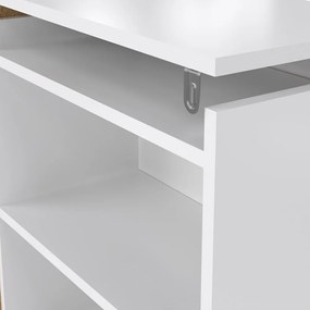 Бяла табла за легло 165x80 cm Naia – Tvilum