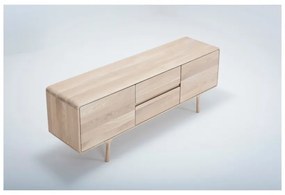 ТВ скрин от масивна дъбова дървесина Fawn - Gazzda