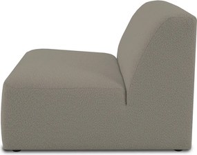 Светлокафяв модулен диван от букле (среден модул) Roxy – Scandic