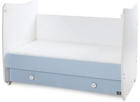 LORELLI Classic Легло-люлка 60/120 см. DREAM БЯЛО/ BABY BLUE